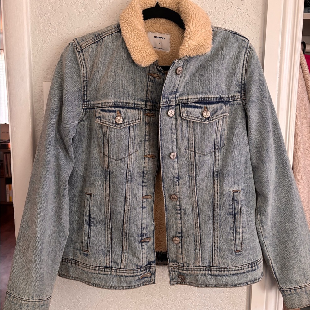 Sherpa Lined Jean Jacket